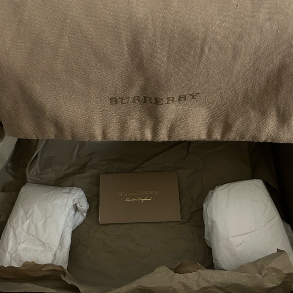 Authentic Burberry Salmond Vintage Nova Check Print Leather Sneakers W EU 38.5 - Picture 13 of 13